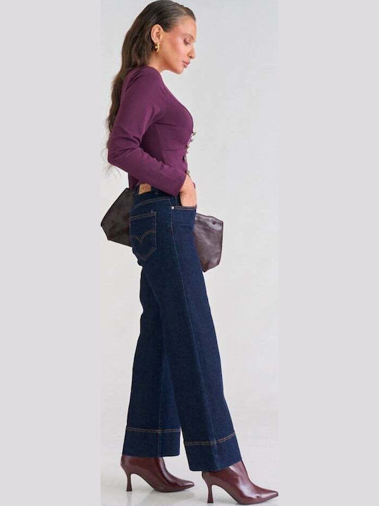 Women's Jean Pants in Wide Leg Style