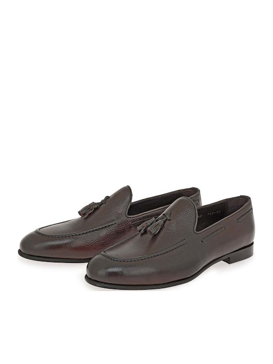 Leather Men's Loafers in Brown Colour