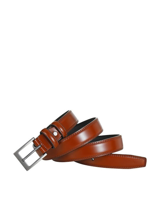 Men's Black Leather Belt