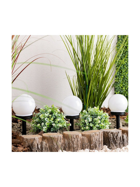 Eco Light Стояща Лампа Малък Пост LED За Външна Употреба Със Студено Бяла Светлина IP44 Бяла
