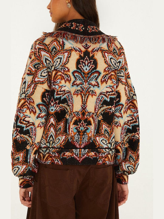 Gestrickte Damen Strickjacke