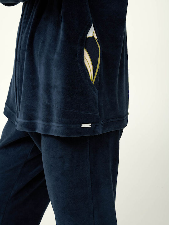 Blue Sweatpants Set