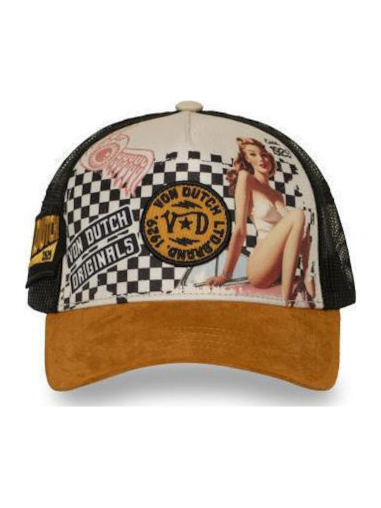 Subli Orange Suede Trucker Cap Von Dutch Subli Orange Suede Trucker Cap Von Dutch
