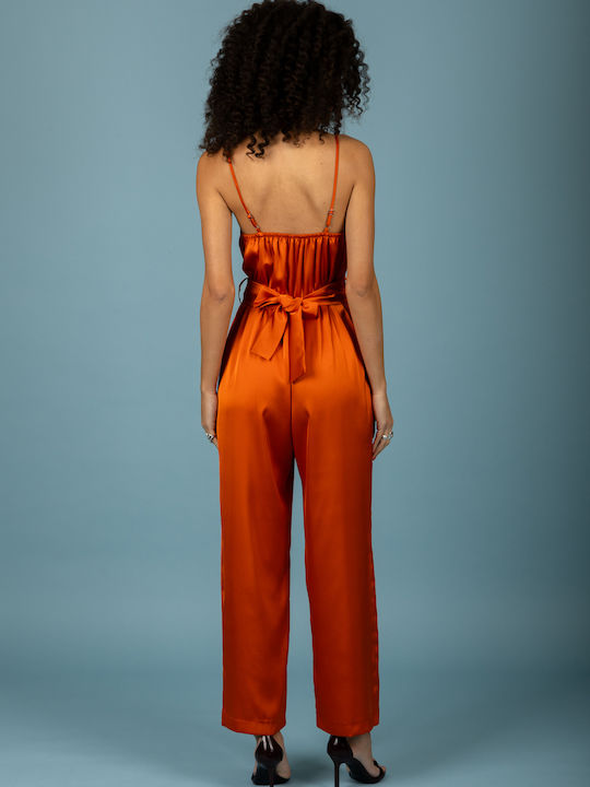 Damenteil Jumpsuit Burnt Orange