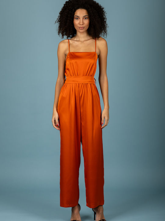 Damenteil Jumpsuit Burnt Orange