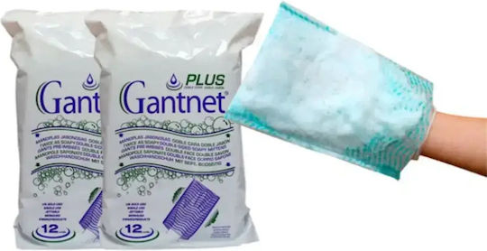 Layertex Ръкавица за почистване за тялото за залежали / пациенти 12 бр