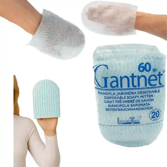 Layertex Reinigungshandschuh für den Körper Dekubitus / Patienten 20 Stück