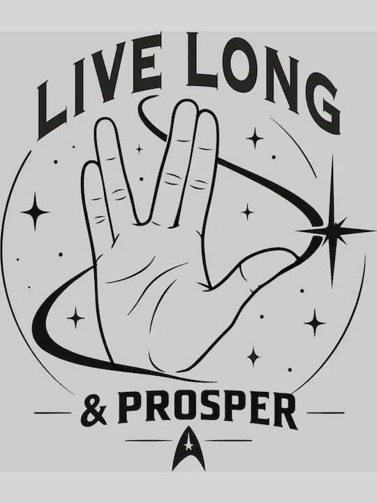 Live Long & Prosper Дамски T-shirt Бял
