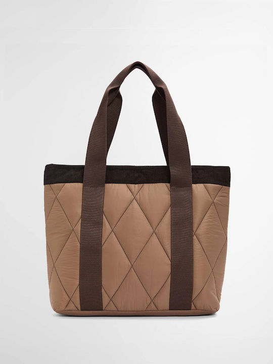 Fabric Women's Tote Bag Brown