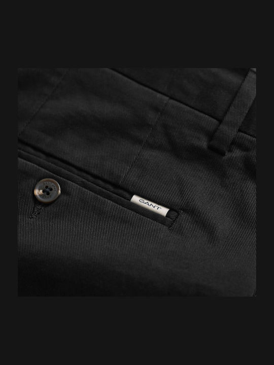 Men's Chino Trousers Regular Fit Black