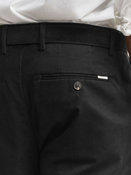 Men's Chino Trousers Regular Fit Black