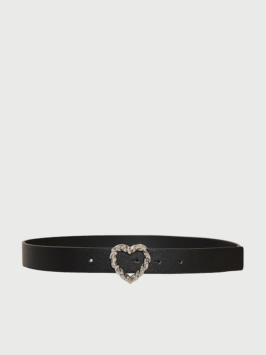 Leather Women's Belt Black