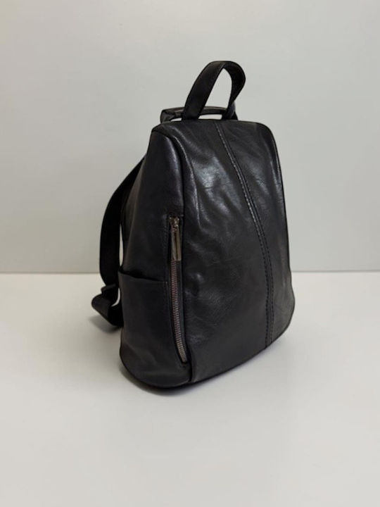 Women's Backpack Handbag Black