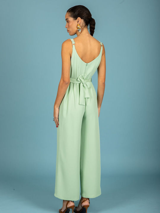 Damen Jumpsuit Grün