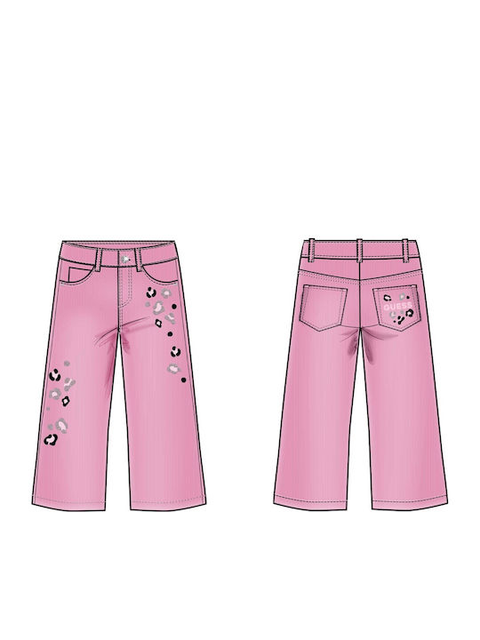 Guess Kids' Jeans Trousers Pink