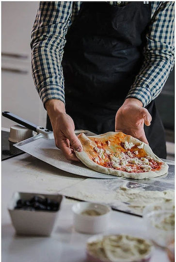 GI.METAL Lopată Pentru Pizza Din Aluminiu 33x33cm