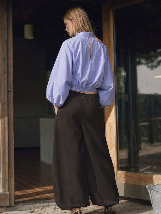 Damen Stoffhose Braune