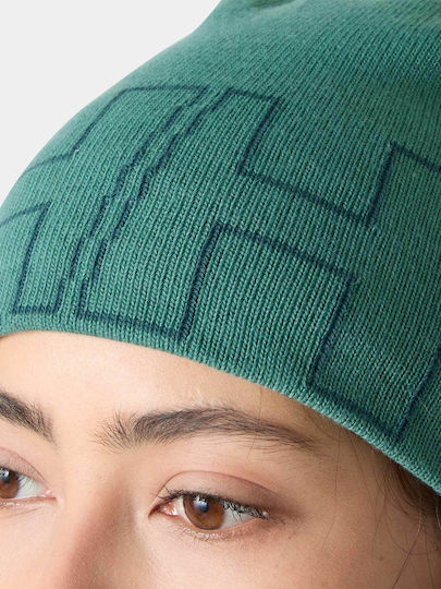 Unisex Beanie Strickmütze in Grün