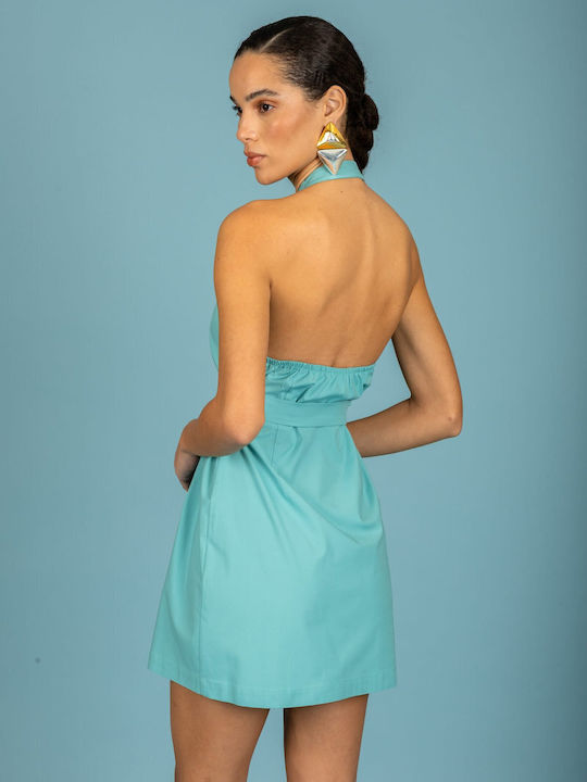 Summer Mini Dress Aloe
