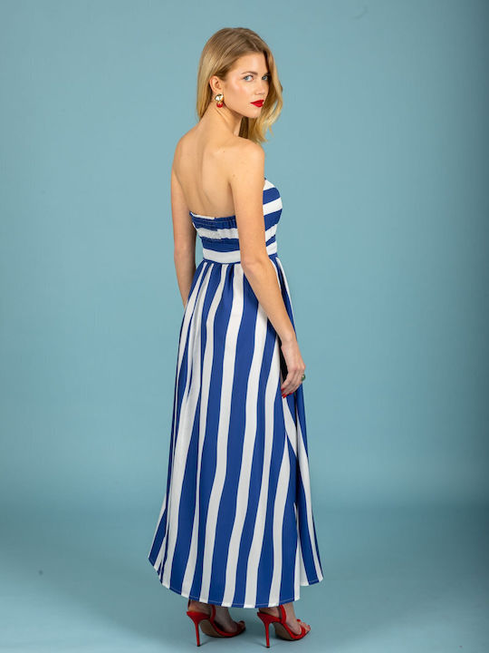 Damenkleid Blau 131-81914-Blau (74C)