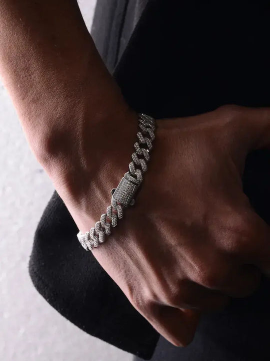 SteweHome Damen Armband aus Silber mit Zirkon