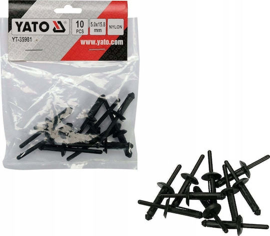 Yato Nituri Din Plastic 5.0x15.8mm 10 Bucăți