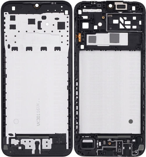 Clappio Mobiltelefon-Mittelrahmenteile Galaxy A14 4g 5g Metallverstärkung Schwarze