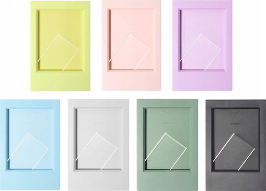 Loveinstant Plastic Photo Frame with Yellow Frame