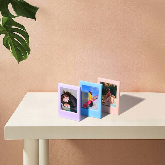 Loveinstant Plastic Photo Frame with Yellow Frame