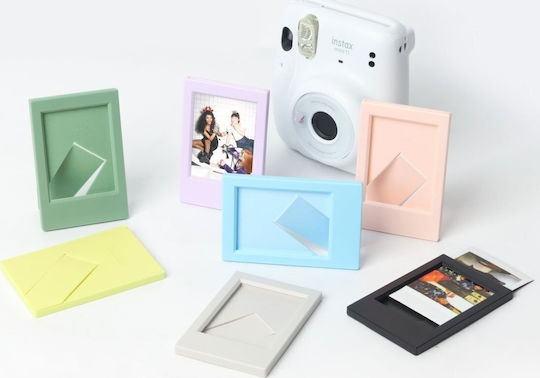 Loveinstant Plastic Photo Frame with Yellow Frame