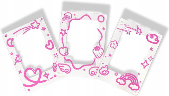Loveinstant Plastic Photo Frame With Pink Frame