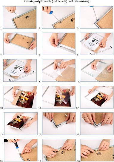 Q-Connect Wooden Photo Frame with Transparent Frame