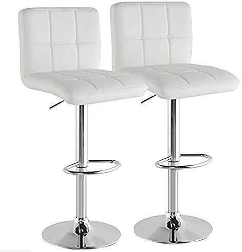 Scaun Bar White 2buc 38x44.5x95buc