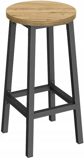 Metallischer Barhocker Schwarz