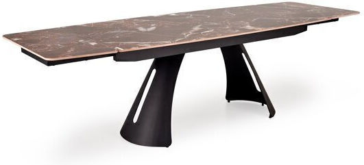 Houston 2191 Extendable Dining Table Brown Marble Houston 2191 Extendable Dining Table Brown Marble