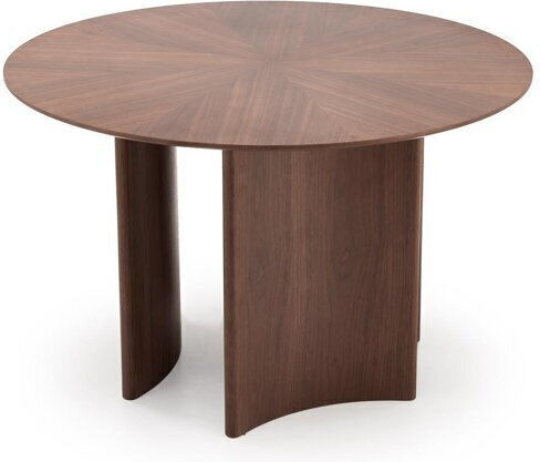 Houston 1975 Round Dining Room Table Walnut