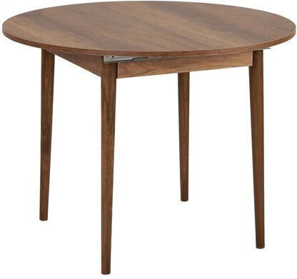 Novato 148 Round Extendable Walnut Dining Table