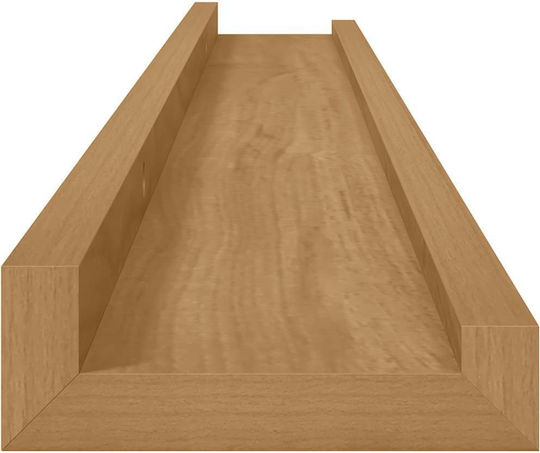 Brown Wall Shelves 2 Pieces 80x9x3 cm