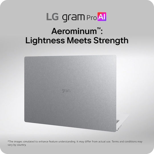 LG gram Pro 16 16" IPS QHD+ Touchscreen (Ryzen AI 400 Series-445/32GB/2.0TB SSD/W11 Home) (US Keyboard)