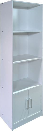 Βιβλιοθήκη Eliot 3s Καφέ 60x30x180εκ.