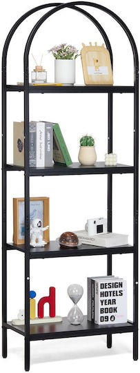 Bibliotecă Neagră 30x60x180 cm Bibliotecă Neagră 30x60x180 cm