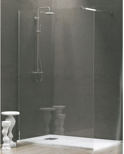 Karag Walkin 1 Διαχωριστικό Ντουζιέρας 90x200cm Clear Glass Cromo Karag Walkin 1 Διαχωριστικό Ντουζιέρας 90x200cm Clear Glass Cromo