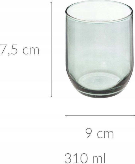 S-D Paol'eau Pahar Pentru Apă Din Sticlă Verde 310ml