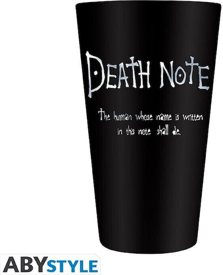 Abysse Death Note Wasser Glas Schwarz 400ml