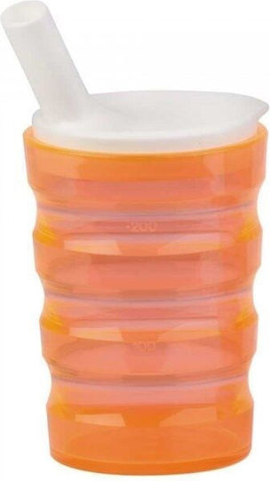 Sundo Pahar Din Sticlă Portocaliu 200ml Sundo Pahar Din Sticlă Portocaliu 200ml