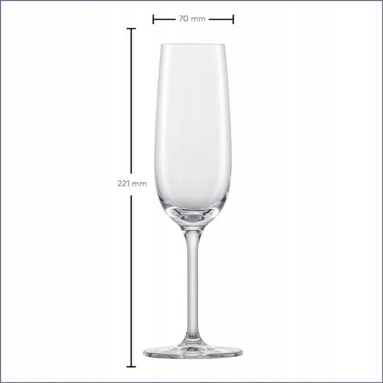 Lumarko Set Gläser für Weißwein Glas 210ml 4 Stück
