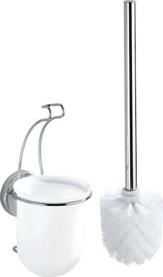 Wenko Inox Grey Bathroom Toilet Brush