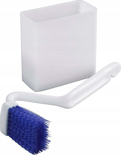 Maximex Perie de Toaletă din Plastic pentru Baie Albă