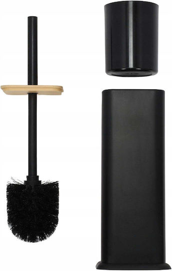Wenko Bamboo Black Bathroom Toilet Brush