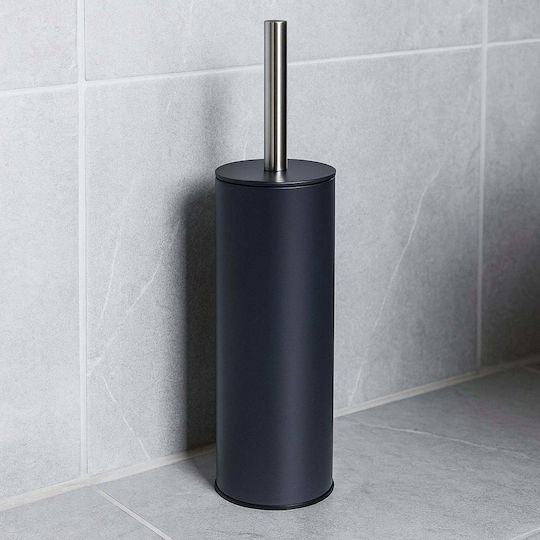 Bathroom Solutions Metallische Toilettenbürste Badezimmer Grau